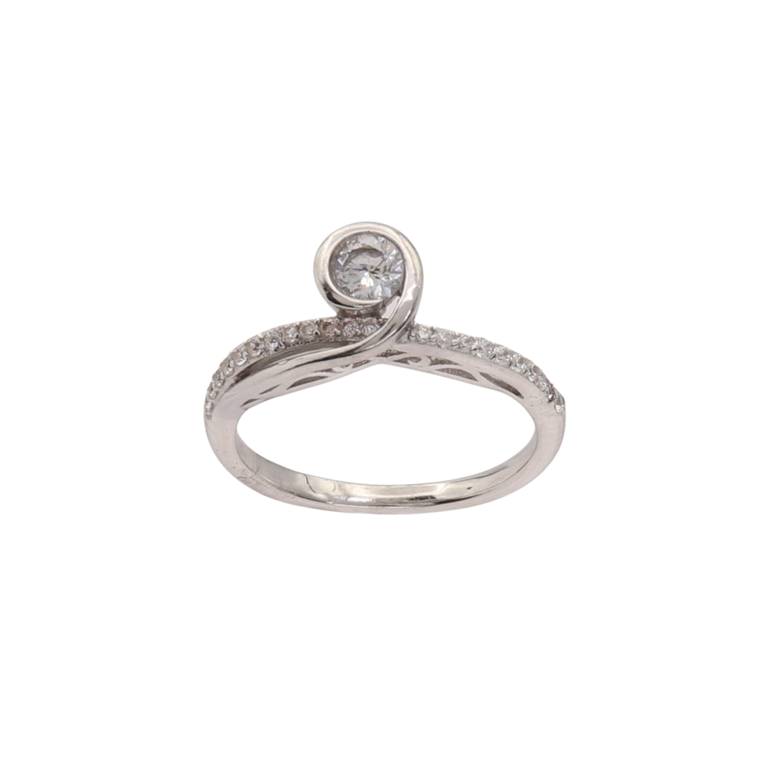 Stříbrný prsten 86182