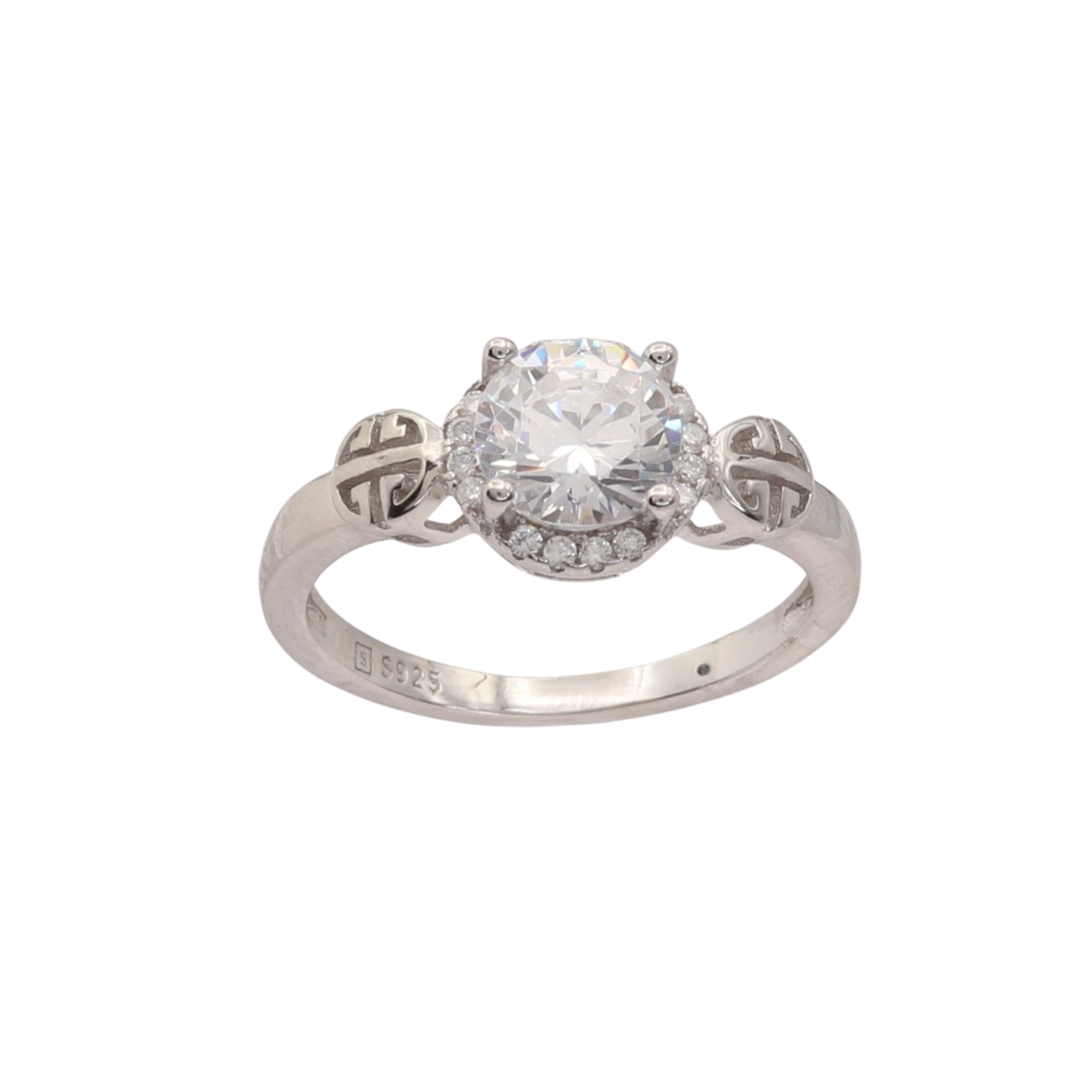 Stříbrný prsten 86096