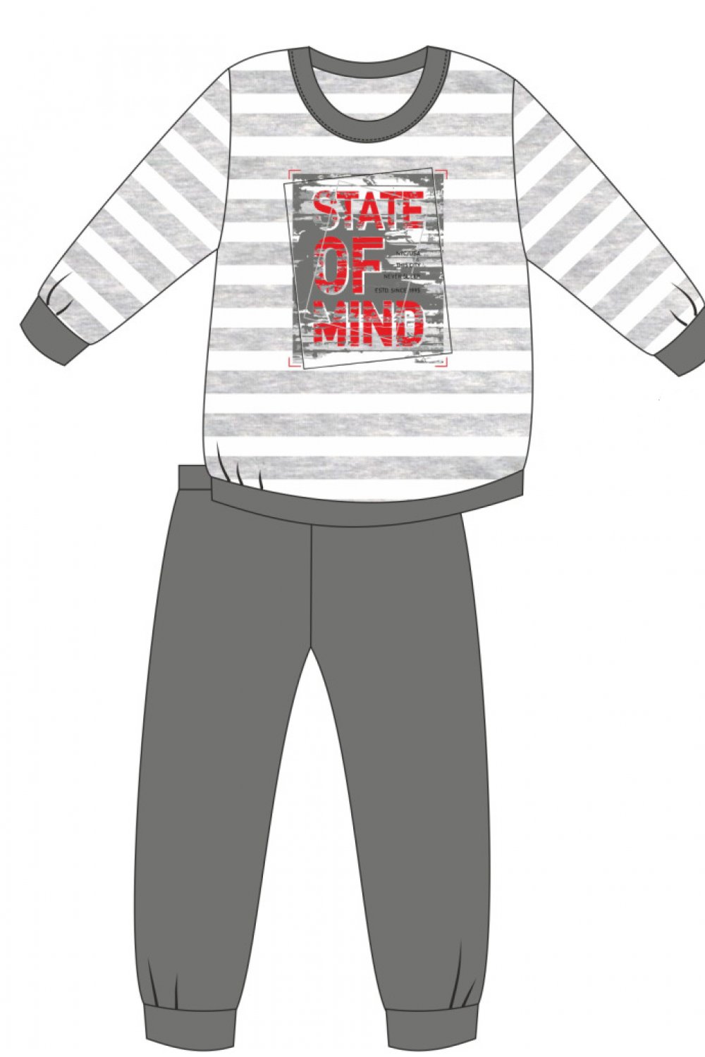 Levně Chlapecké pyžamo 268/119 State of mind