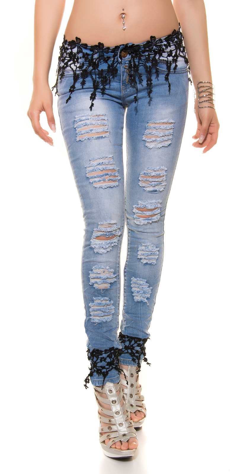 Levně Dámské jeans 77942