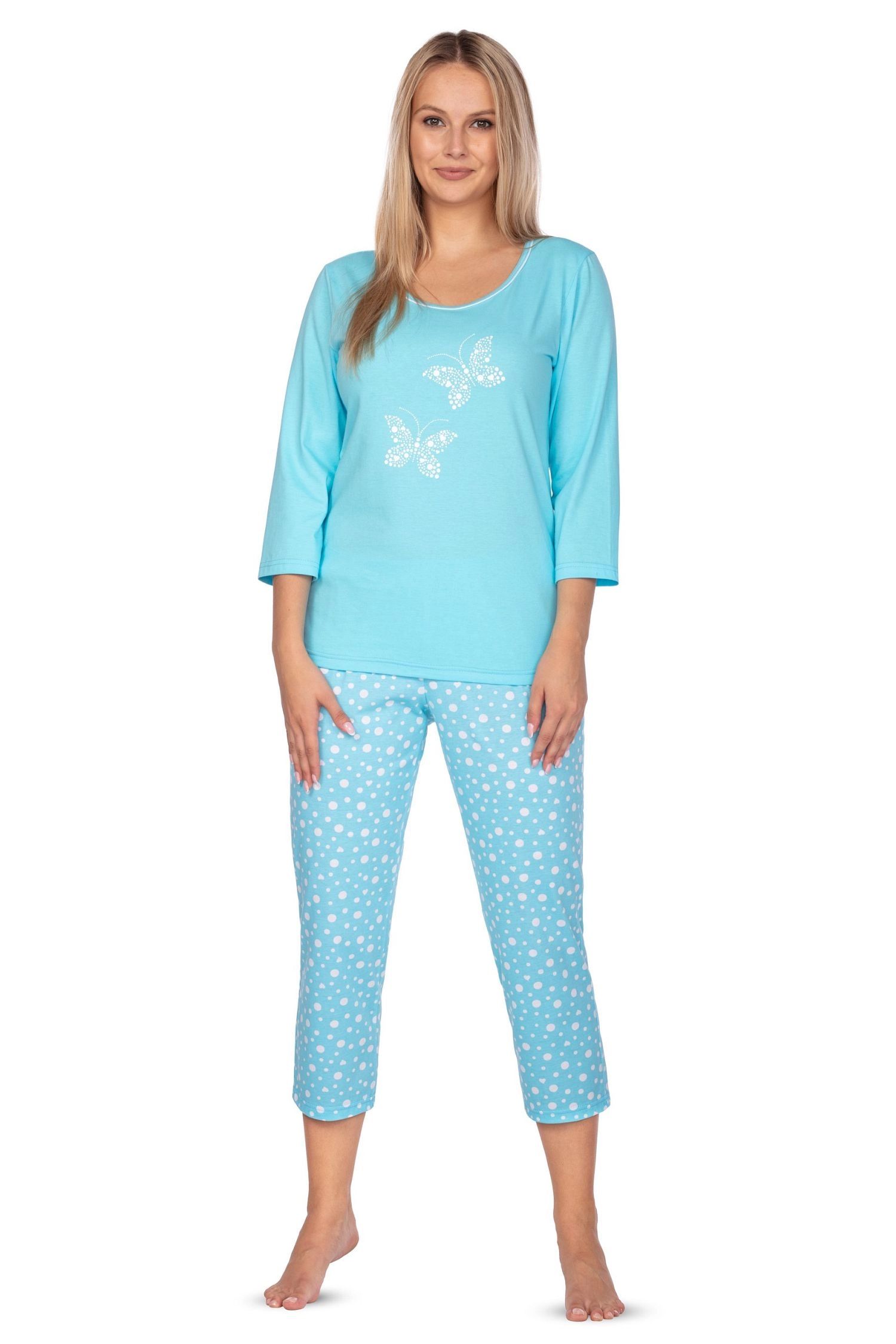 Levně Dámské pyžamo 642 blue