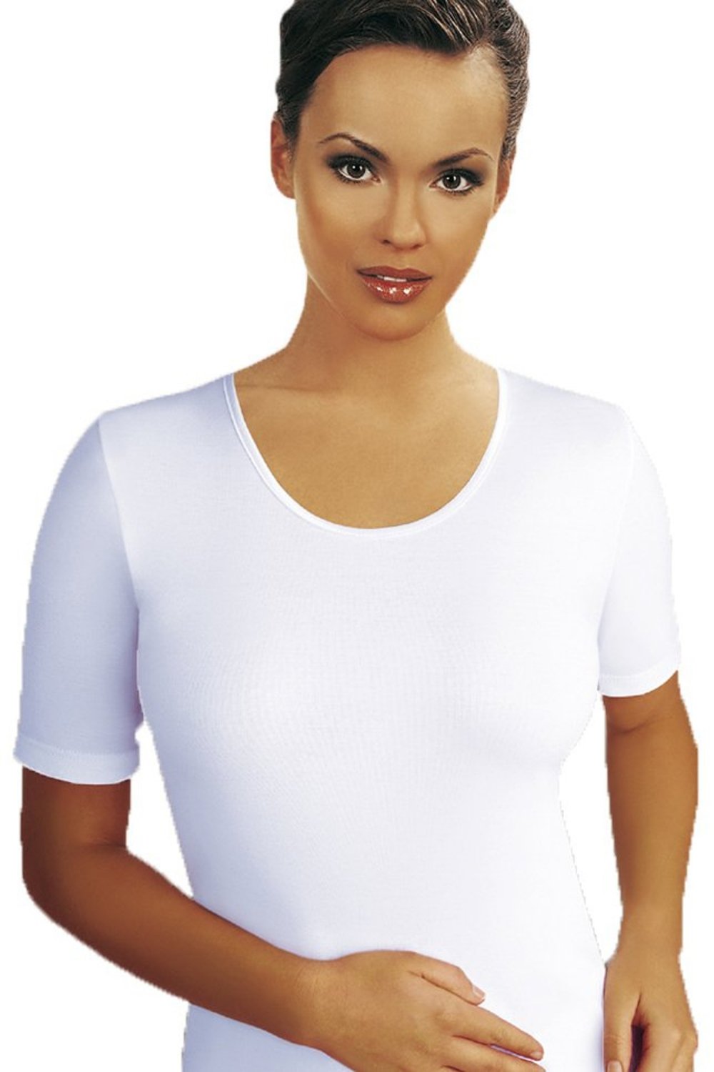 Levně Dámské tričko Nina white