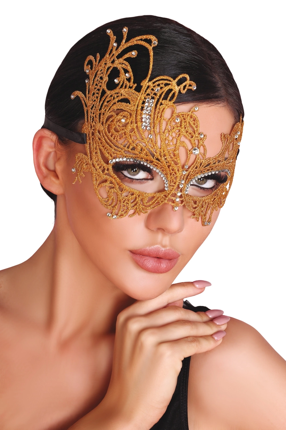 Maska na oči Mask golden
