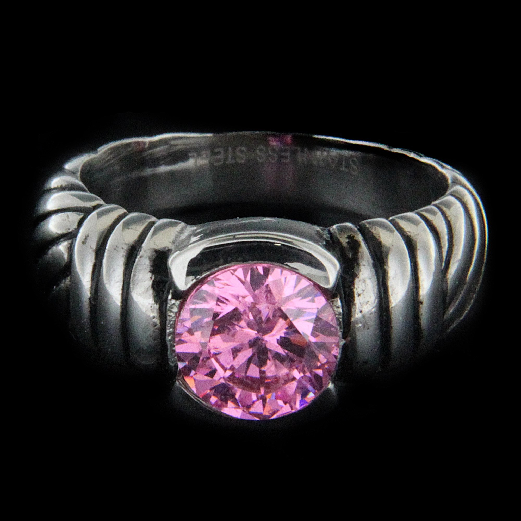 Levně Nerezový prsten 15885