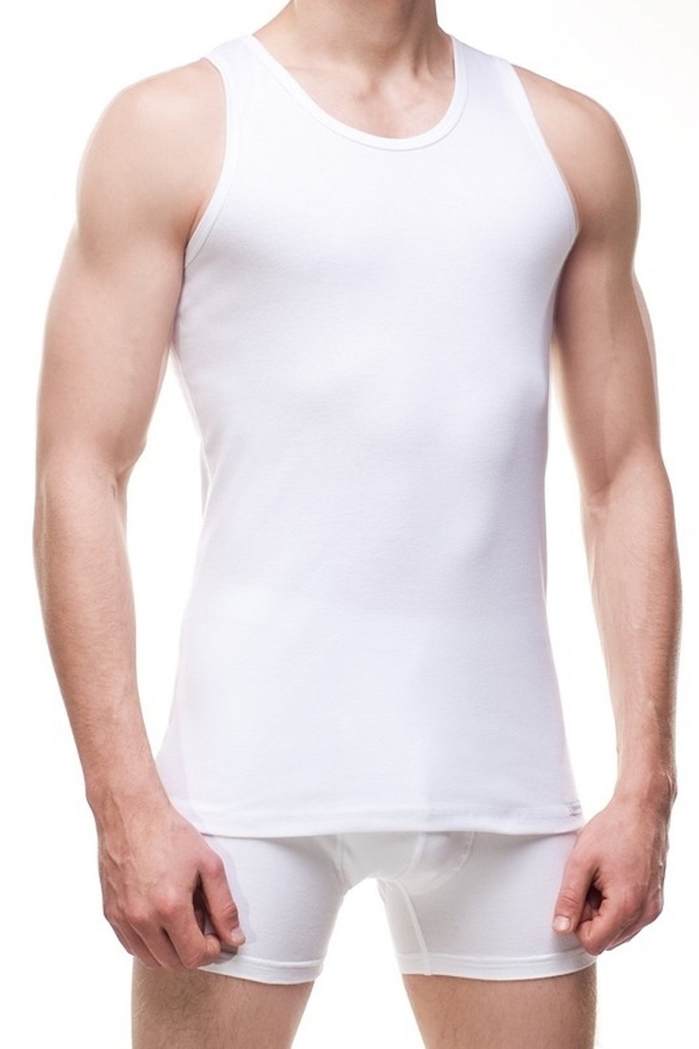 Levně Pánské tričko 213 Authentic white plus