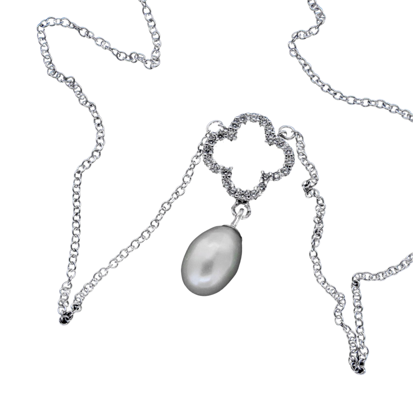 Levně Stříbrný náhrdelník 25083