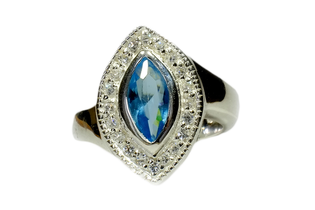 Stříbrný prsten 14298