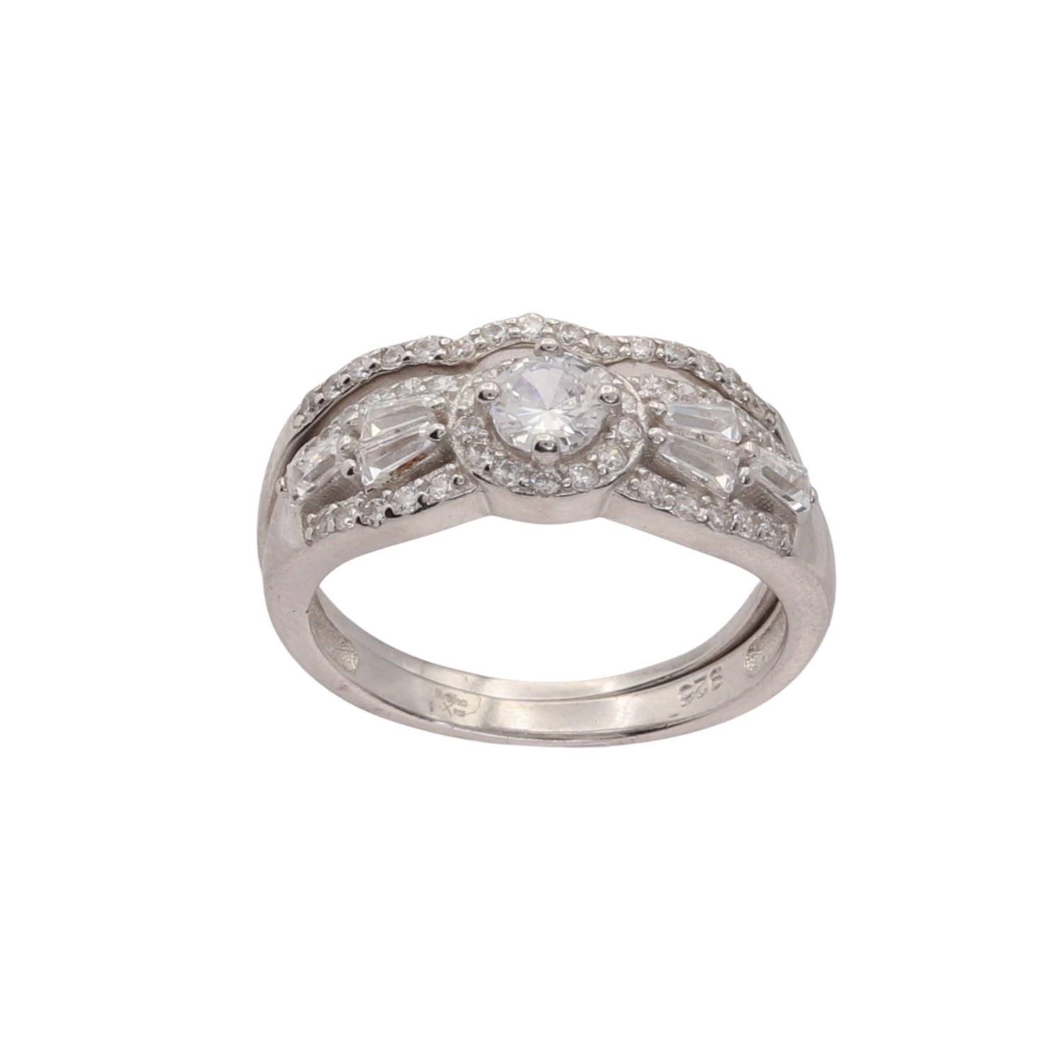 Stříbrný prsten 86173