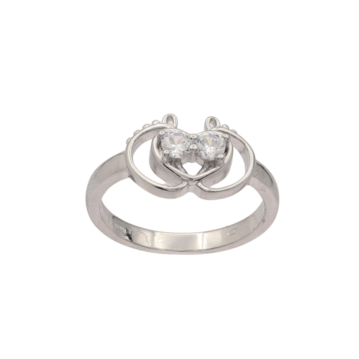 Stříbrný prsten 86083