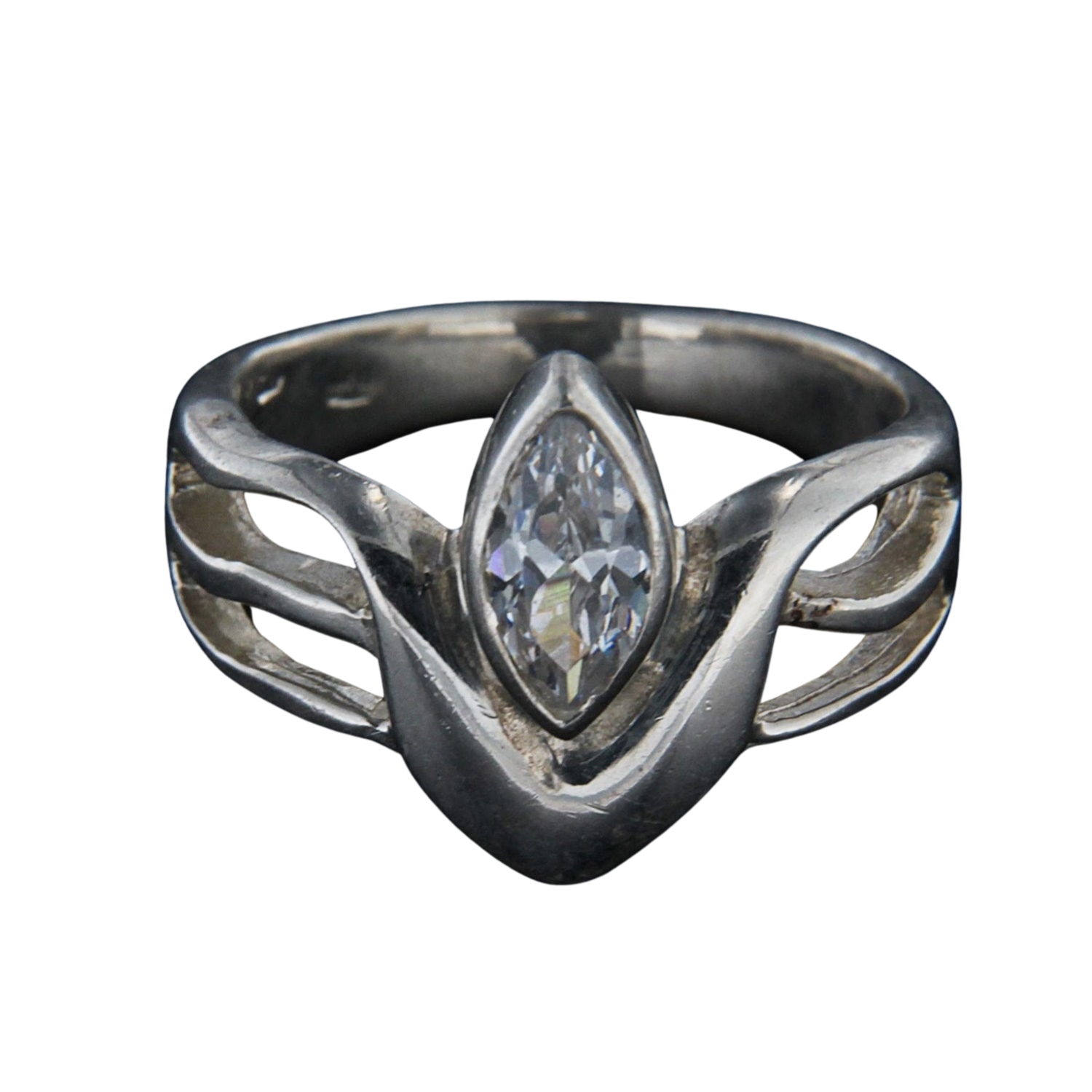 Levně Stříbrný prsten 14345