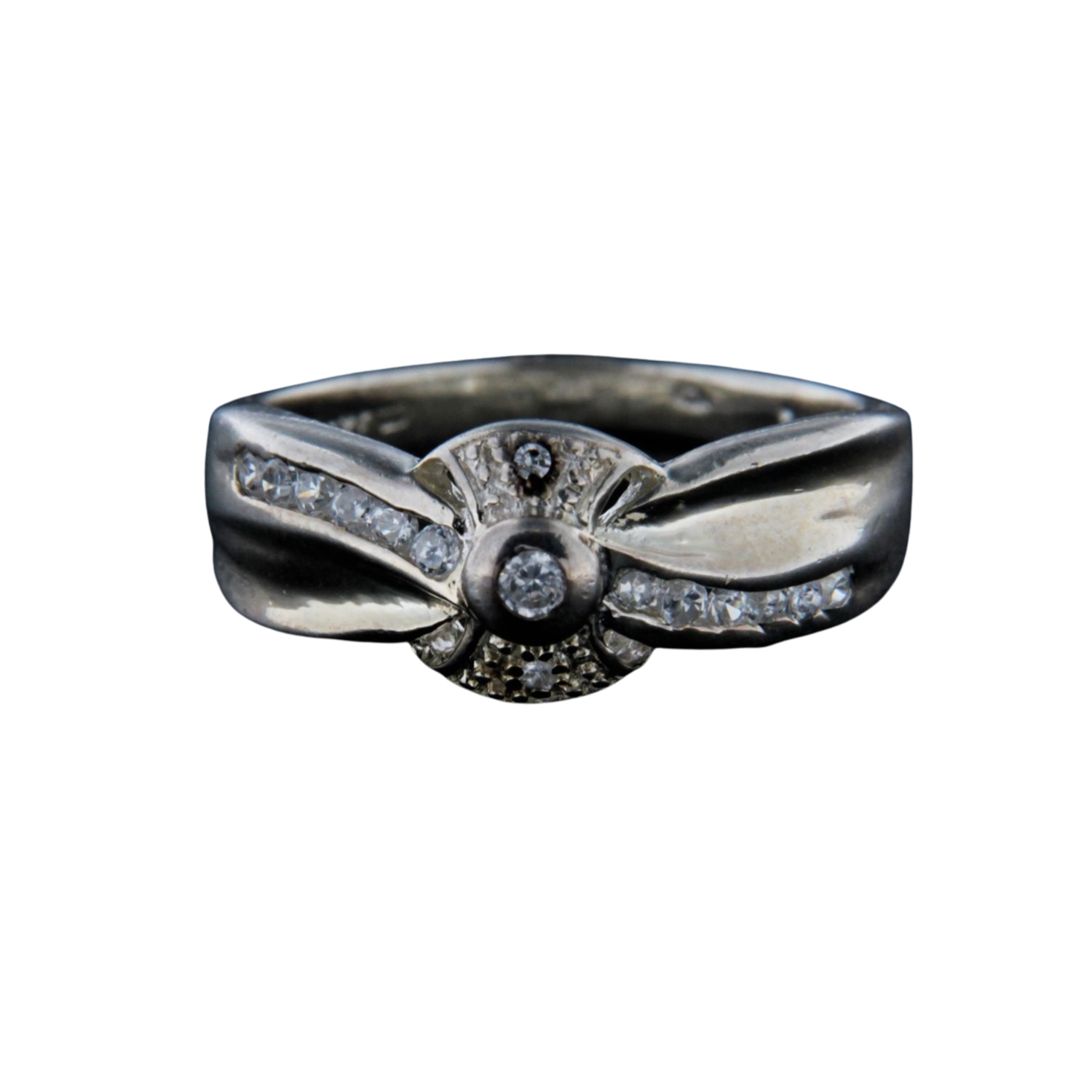 Levně Stříbrný prsten 14323