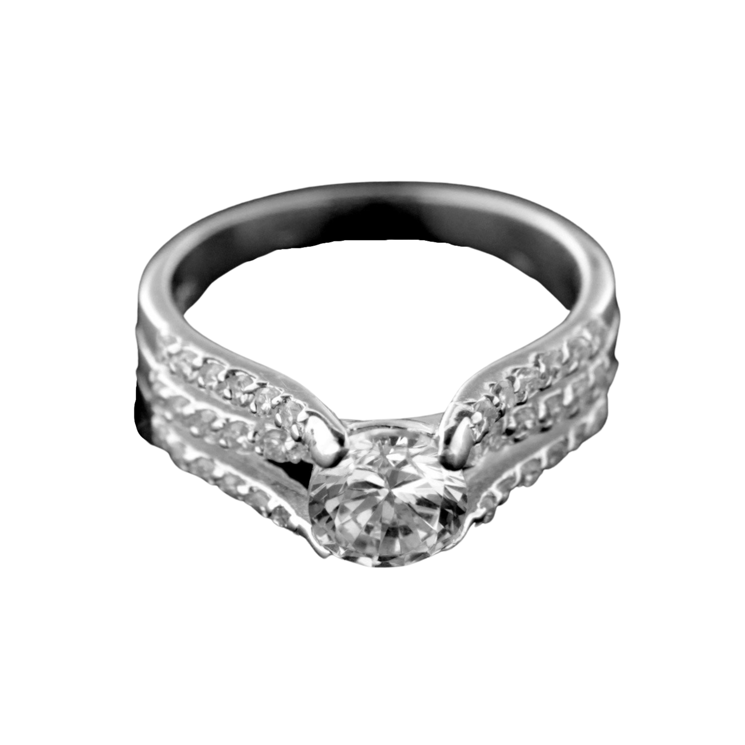 Levně Stříbrný prsten 38974