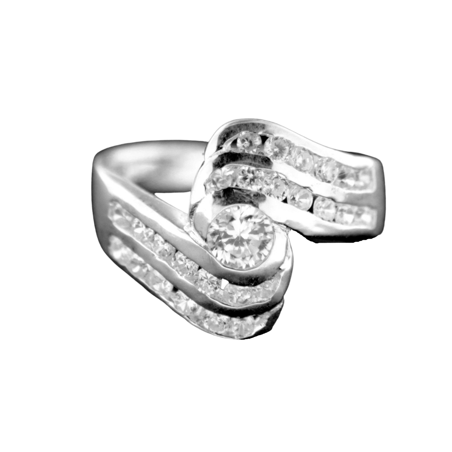 Levně Stříbrný prsten 34665