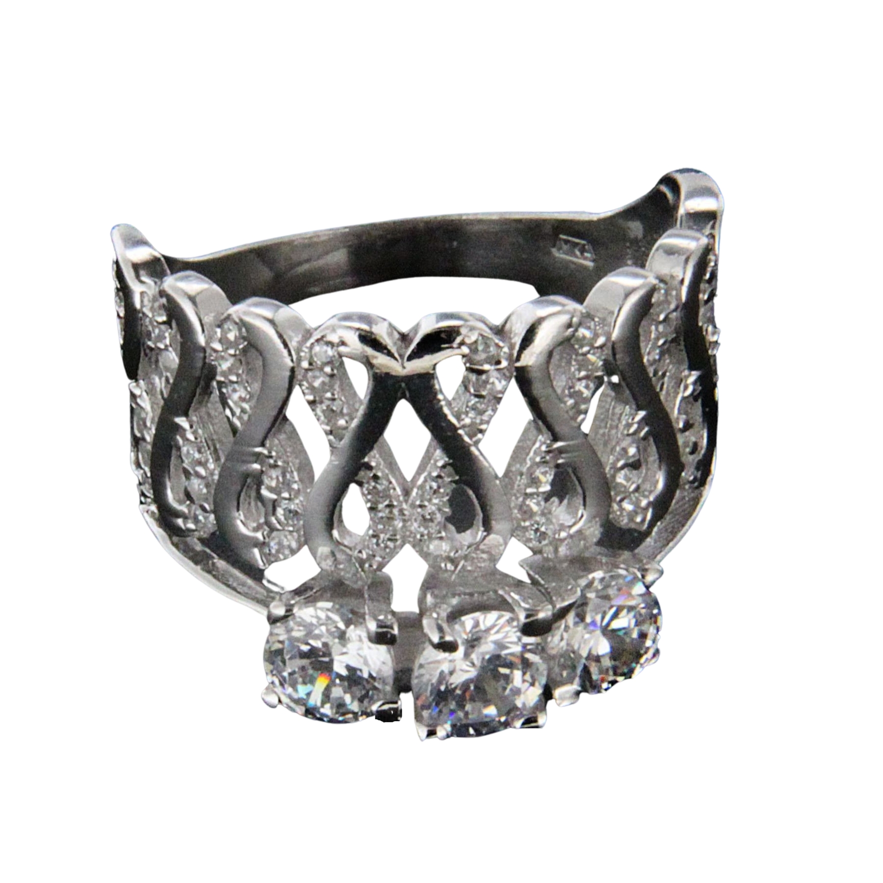 Stříbrný prsten 15977