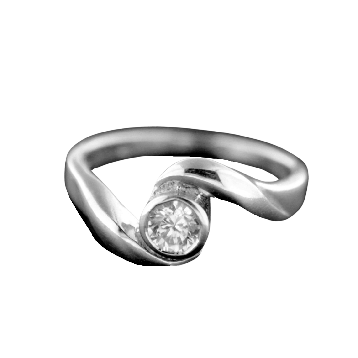 Stříbrný prsten 15413