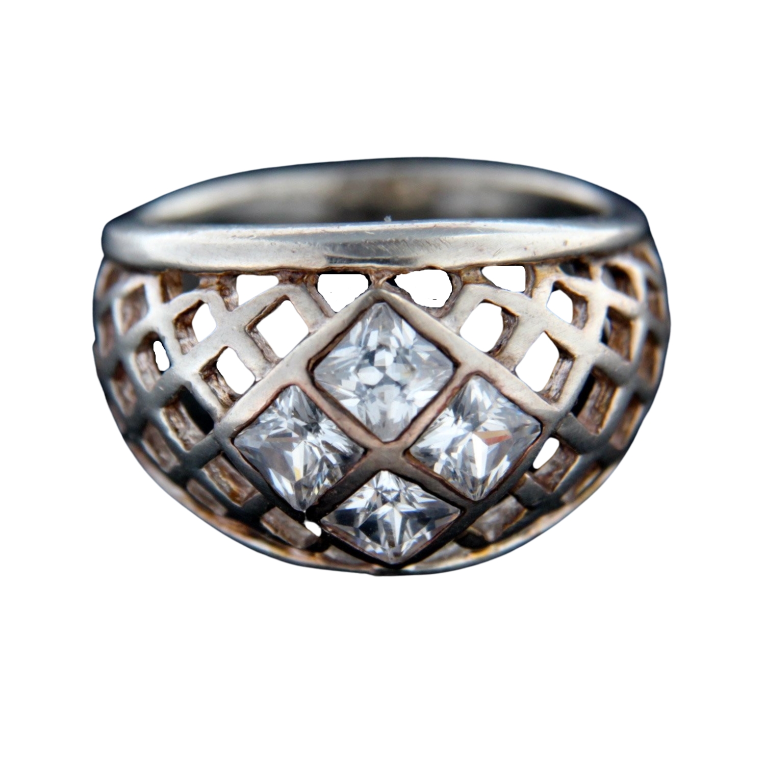 Stříbrný prsten 14841