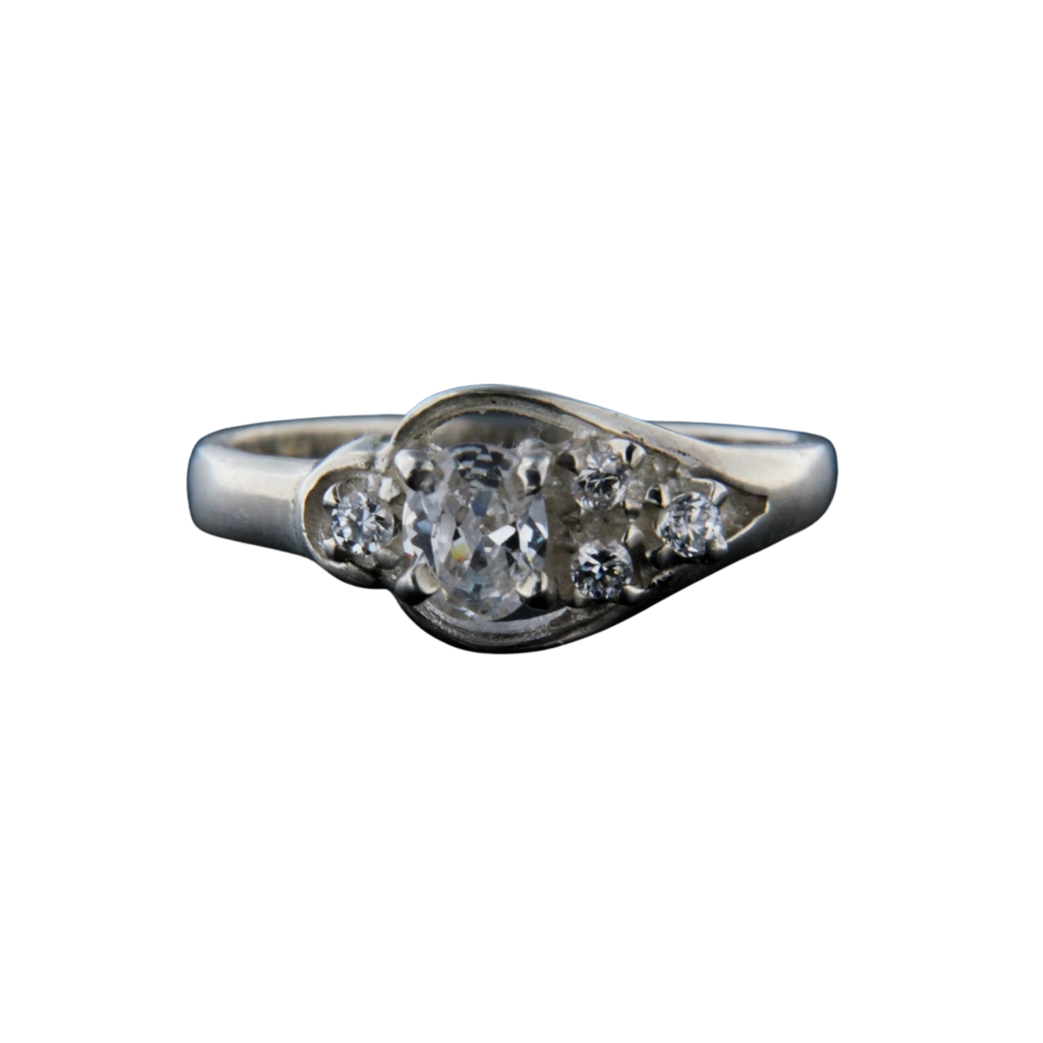 Levně Stříbrný prsten 14206