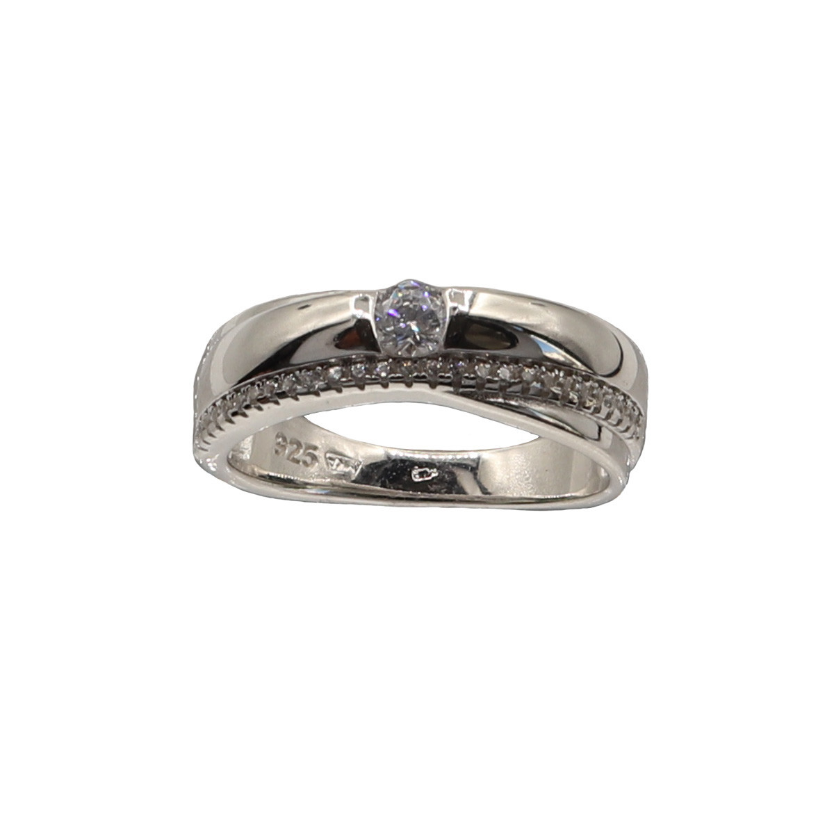 Stříbrný prsten 104757