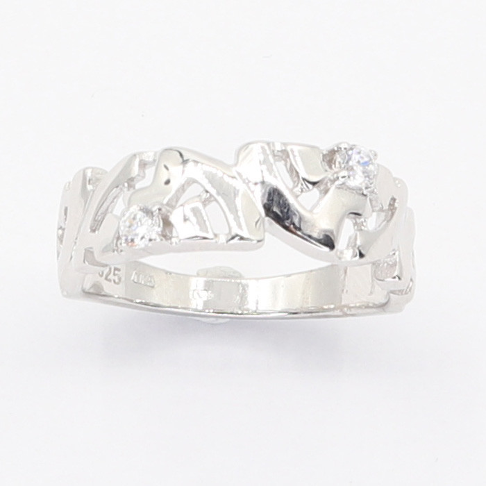 Stříbrný prsten 108235
